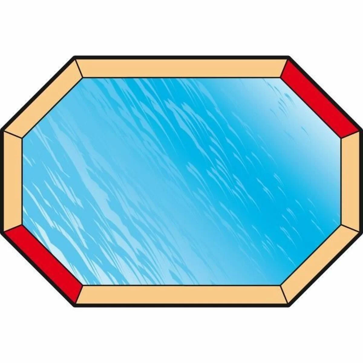 Cubrepiscinas Ubbink Azul 400 x 610 cm