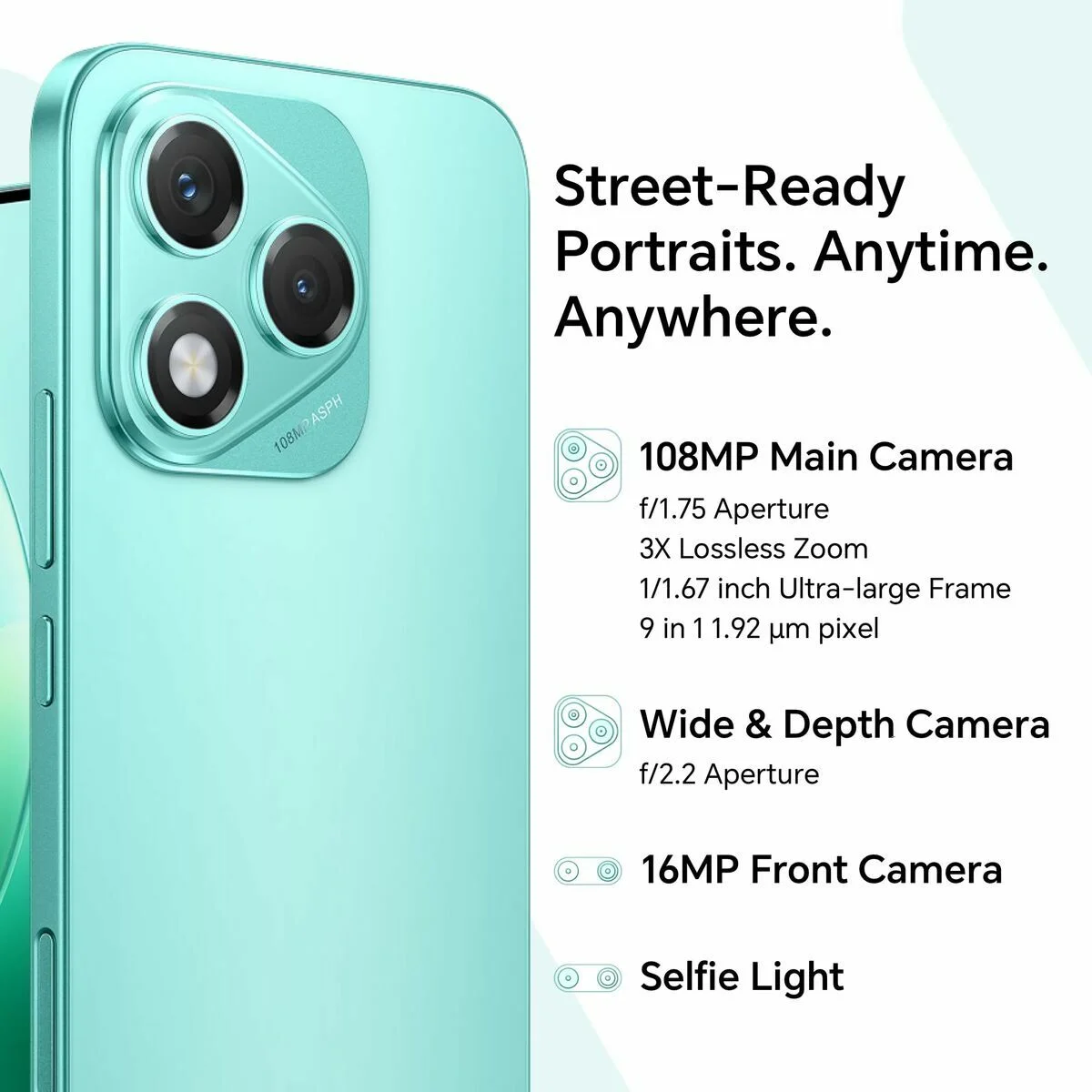 Smartphone Honor Honor 400 Lite 5G 6,7" Octa Core 8 GB RAM 256 GB Gris