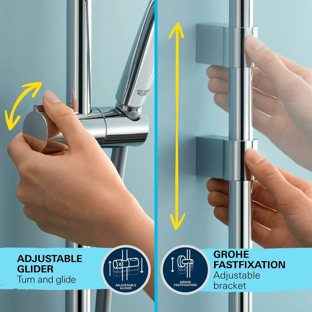 Shower Set Grohe Vitalio Comfort 110 26398001 Metal