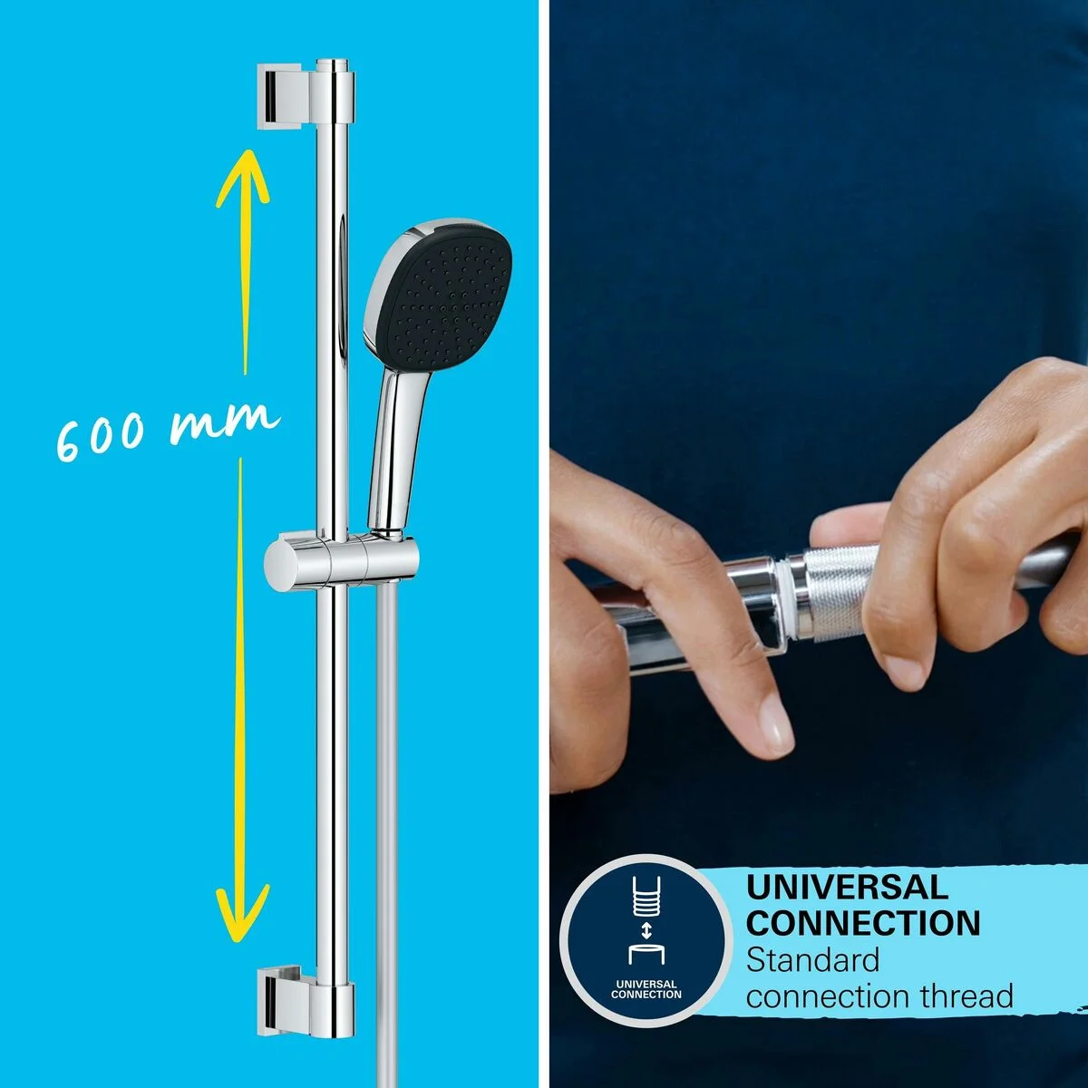 Shower Set Grohe Vitalio Comfort 110 26398001 Metal