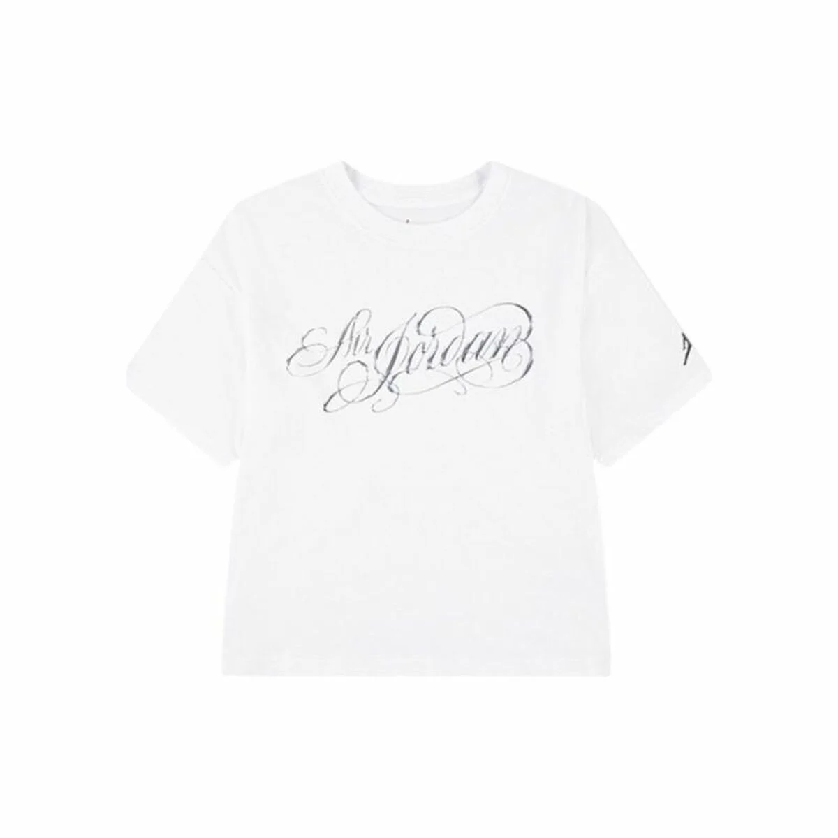 Camiseta de Manga Corta Infantil Jordan Jordan Air Ss Gfx Blanco