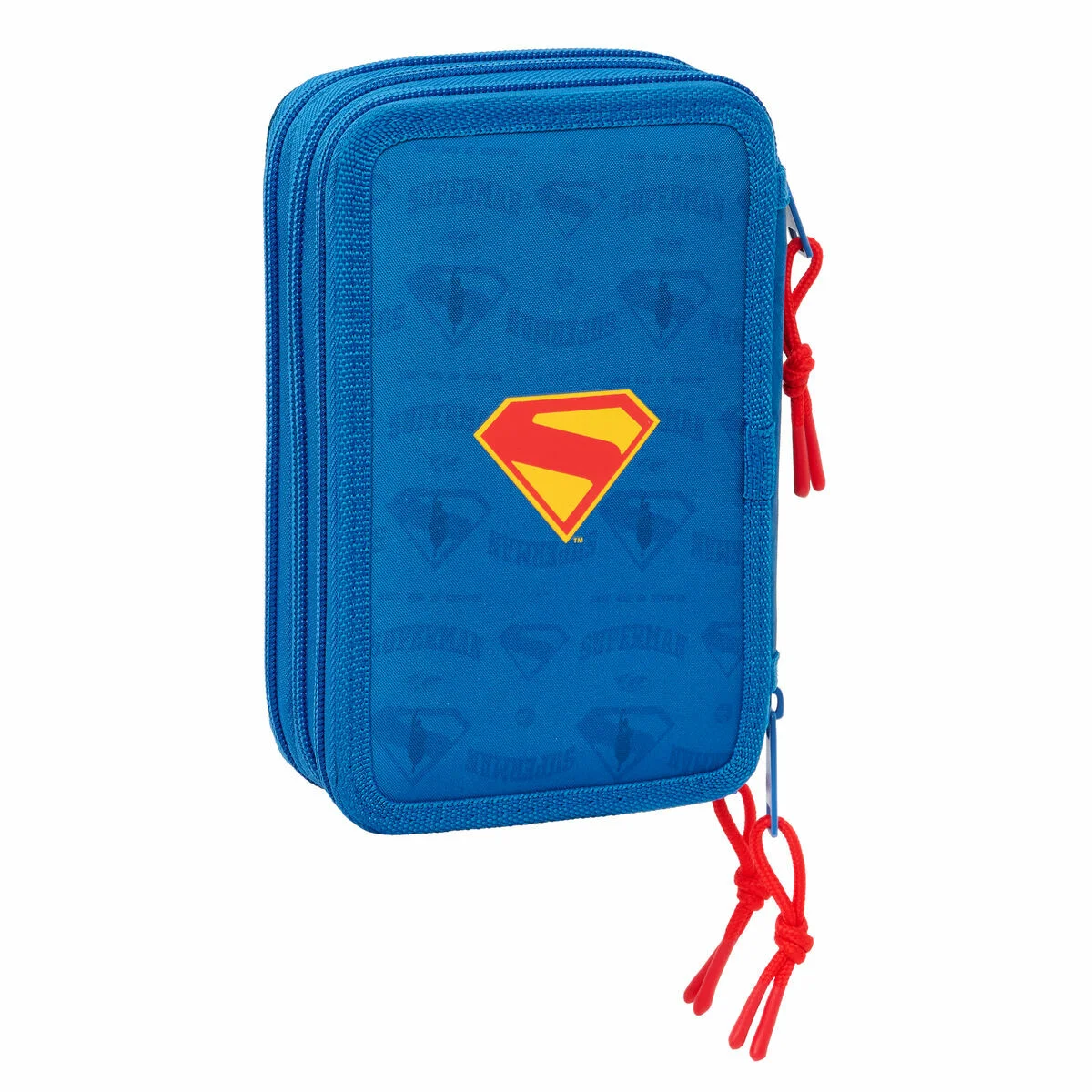 Portatodo Superman Azul 12,5 x 19,5 x 5,5 cm 37 Piezas