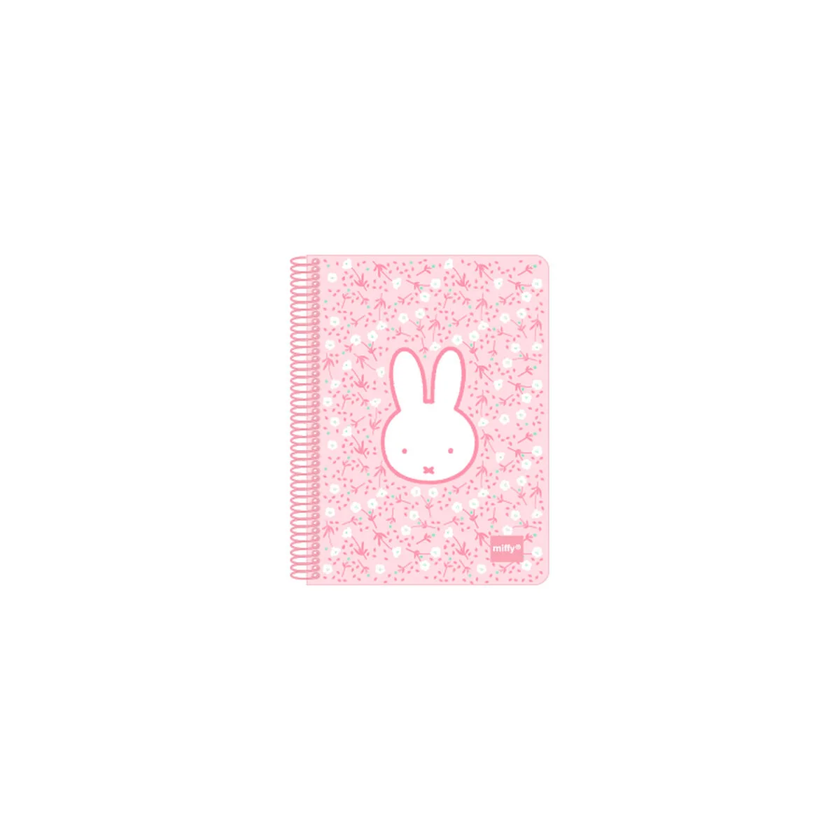 Libreta Miffy Flores A5 80 Hojas