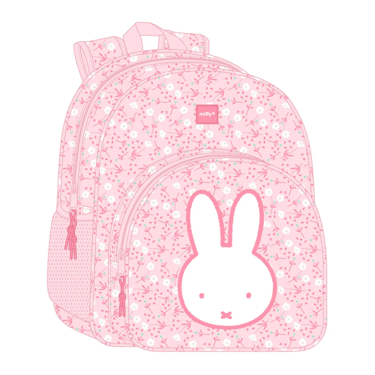 Mochila Miffy Flores