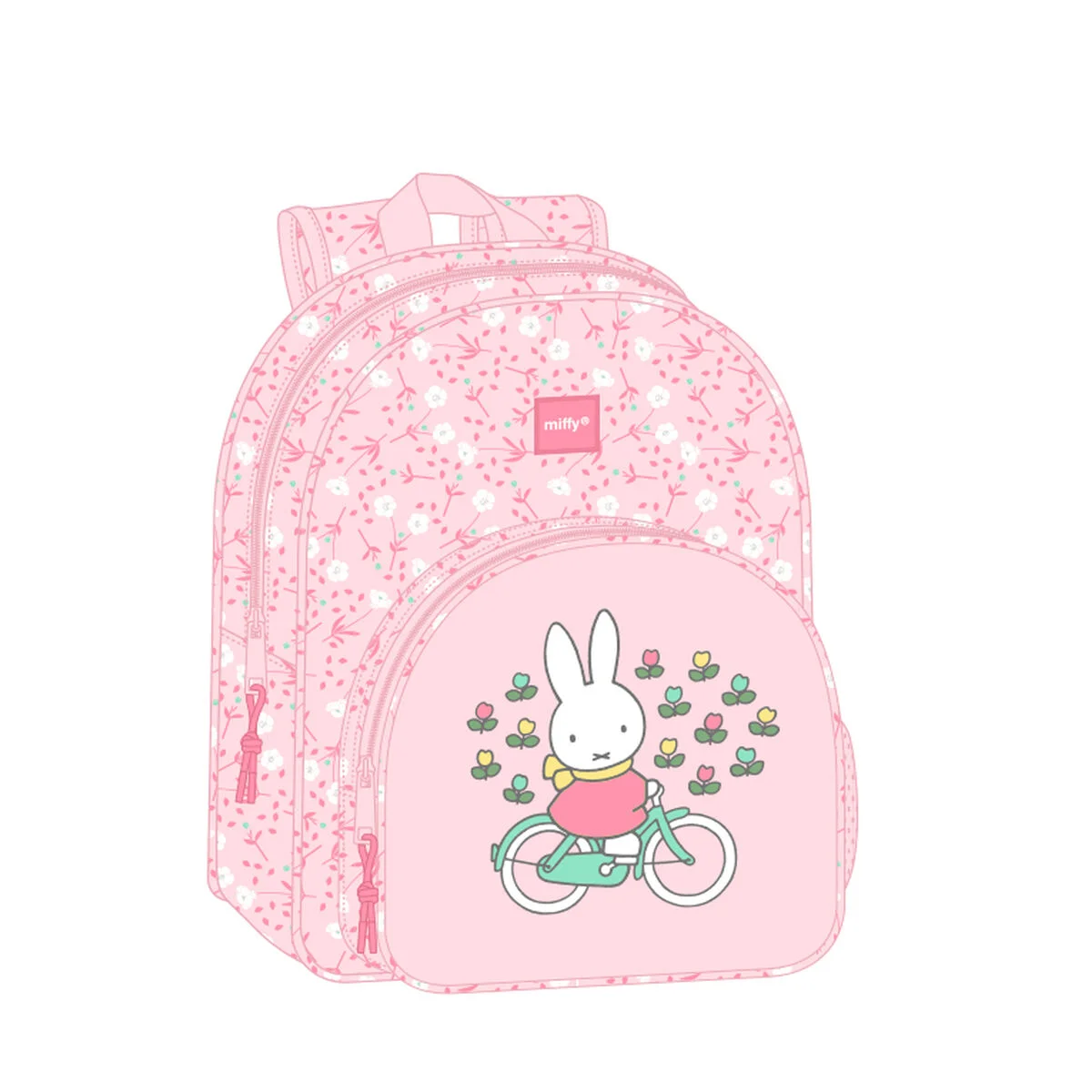 Mochila Miffy Flores