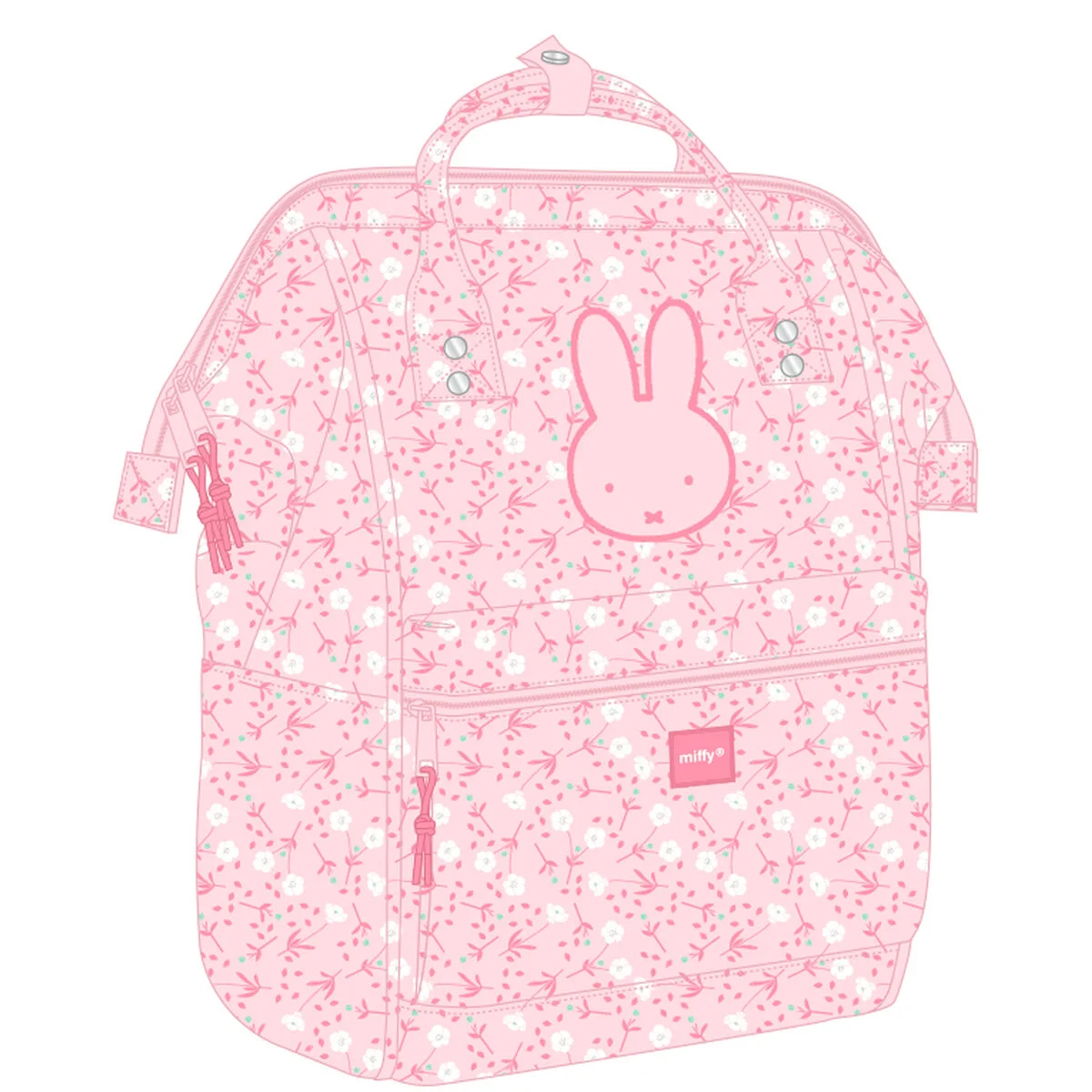 Mochila Miffy miffy 27 x 40 x 19 cm