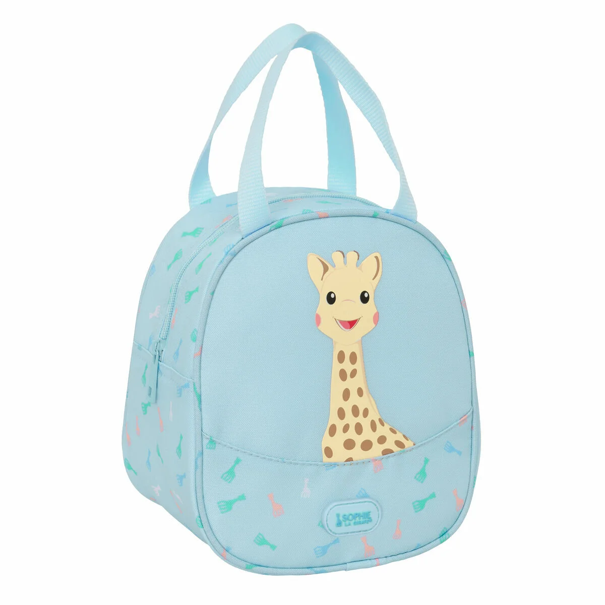 Portameriendas Térmico Sophie la Girafe Azul 19 x 22 x 14 cm