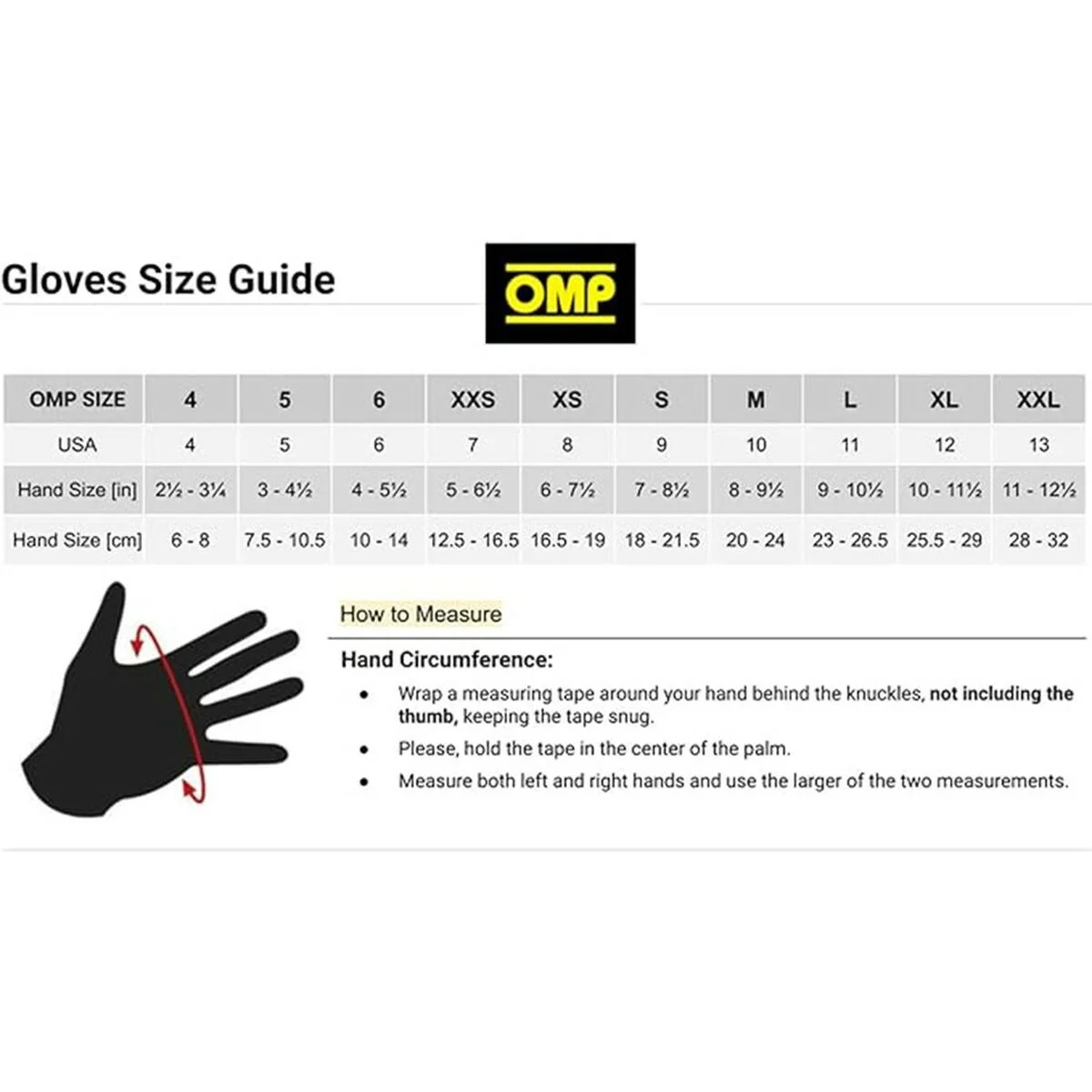Guantes OMP OMPKB0-2751-A01-071-XL XL