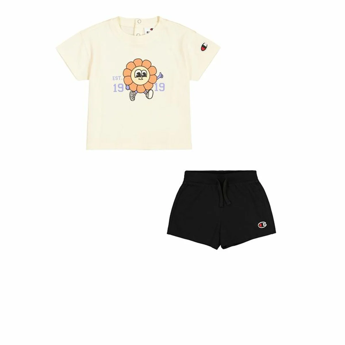 Conjunto Deportivo para Bebé Champion Blanco