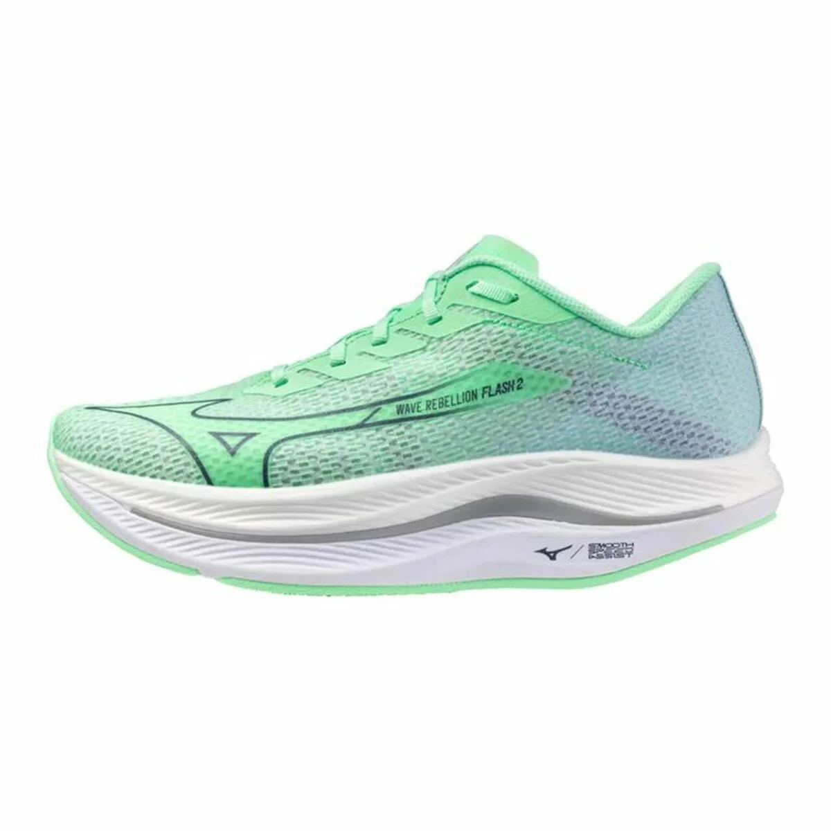Zapatillas de Running para Adultos Mizuno Wave Rebellion Flash 2 Aguamarina