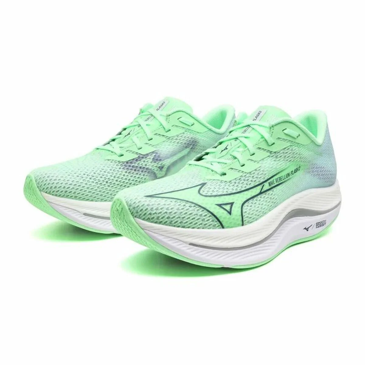Zapatillas de Running para Adultos Mizuno Wave Rebellion Flash 2 Aguamarina