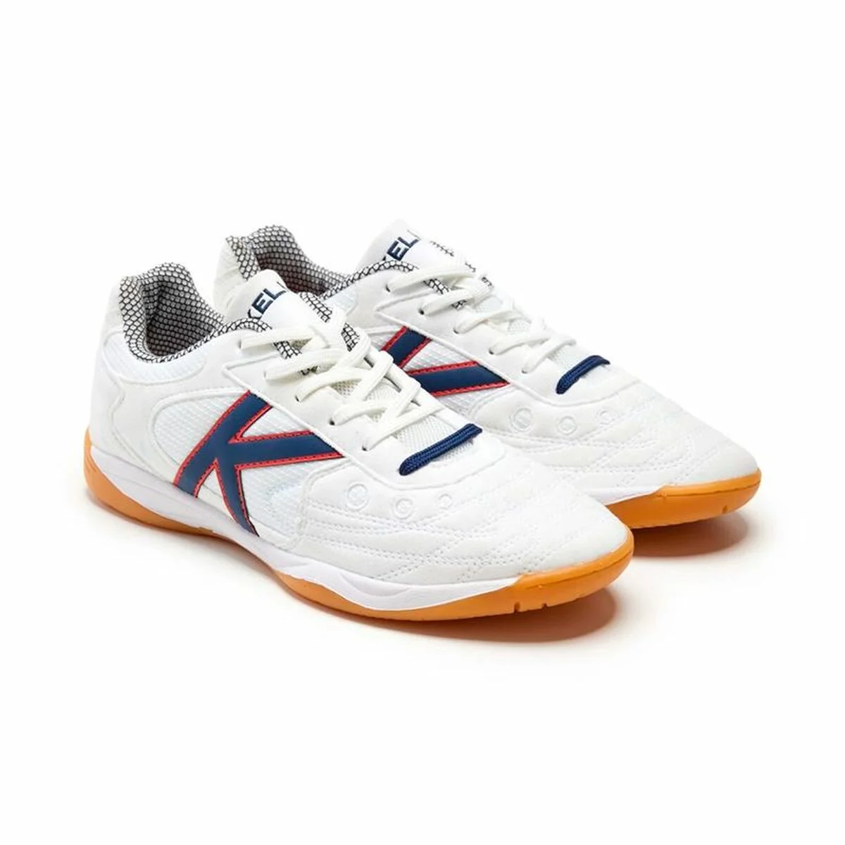Zapatillas de Fútbol Sala para Adultos Kelme Indoor Copa Elastic Blanco
