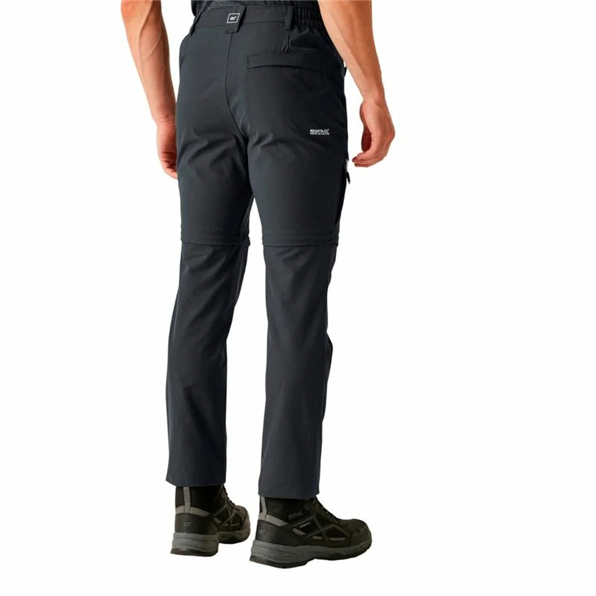 Pantalón Largo Deportivo Regatta Highton II Zip Off Negro Montaña