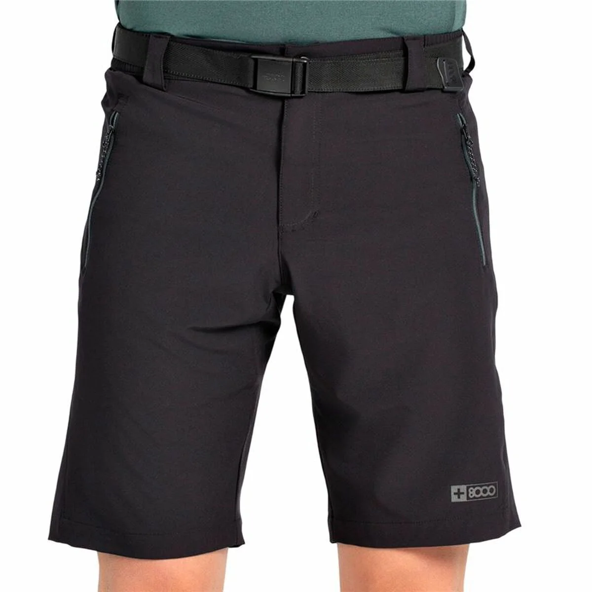 Pantalón Corto Deportivo +8000 Delfino Negro Montaña