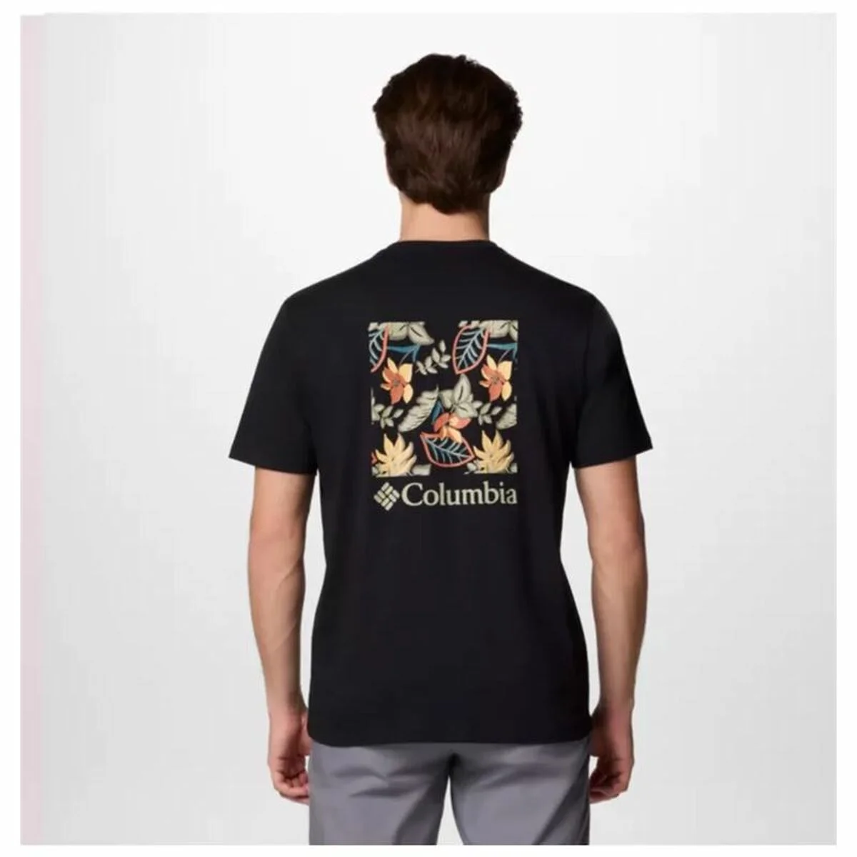 Camiseta de Manga Corta Hombre Columbia North Cascades™ Sleeve Negro