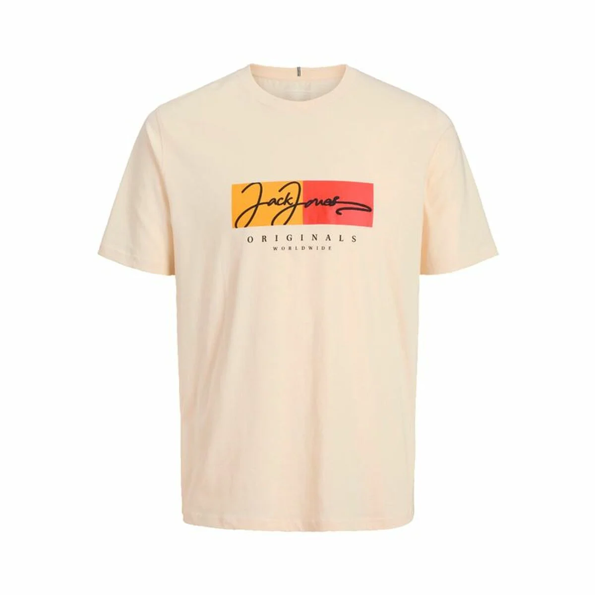 Camiseta de Manga Corta Infantil Jack & Jones Jorfrederiksberg Beige