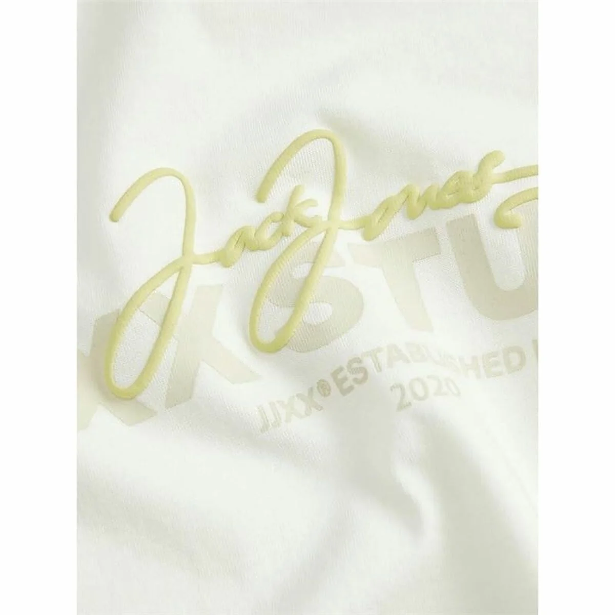 Camiseta de Manga Corta Mujer Jack & Jones Jxamy Reg Beige