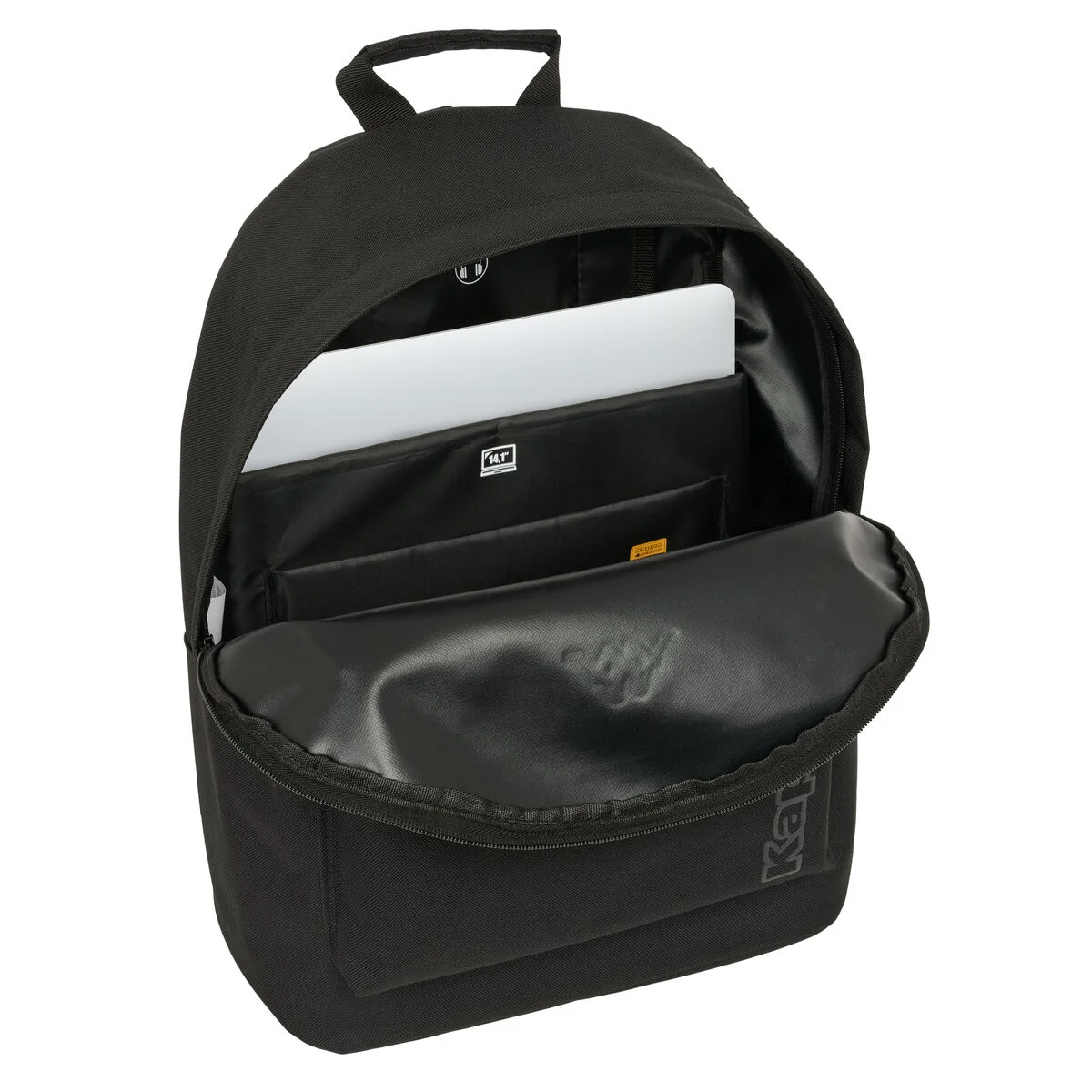 Mochila Escolar Kappa kappa basics Negro 31 x 41 x 16 cm