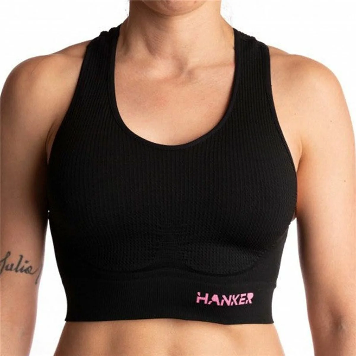 Top Deportivo de Mujer Hanker Cane  Negro Running