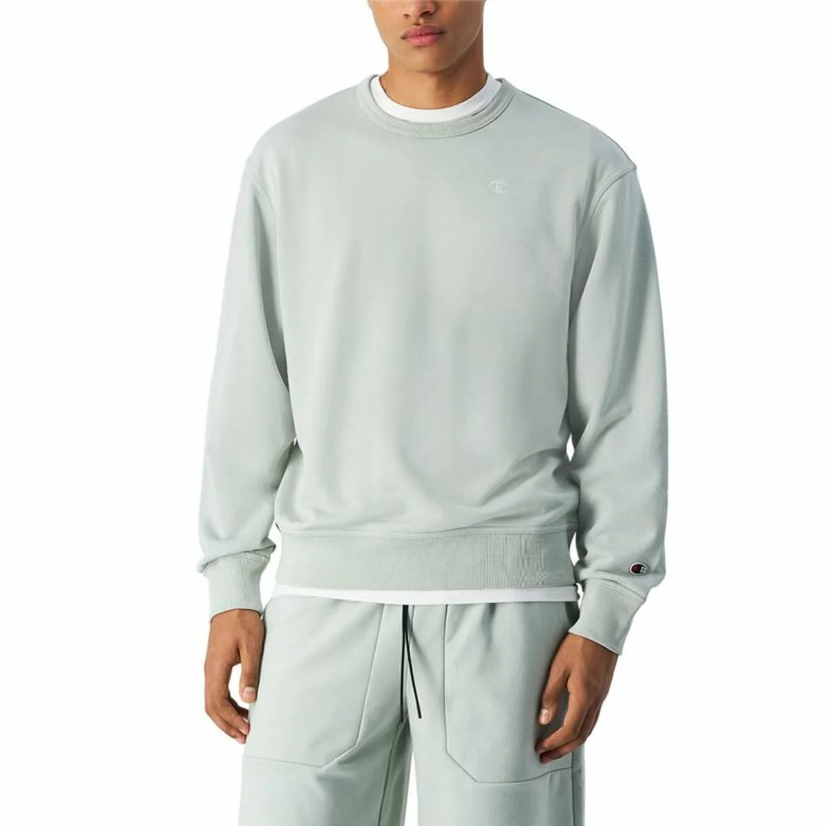 Sudadera sin Capucha Hombre Champion Champion Crewneck Azul