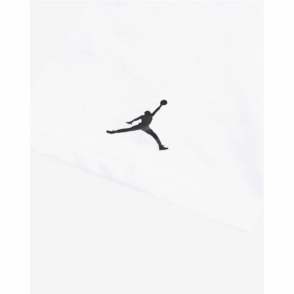 Camiseta de Manga Corta Niño Jordan Jdb Mj Brand Photo Ss Crew Blanco