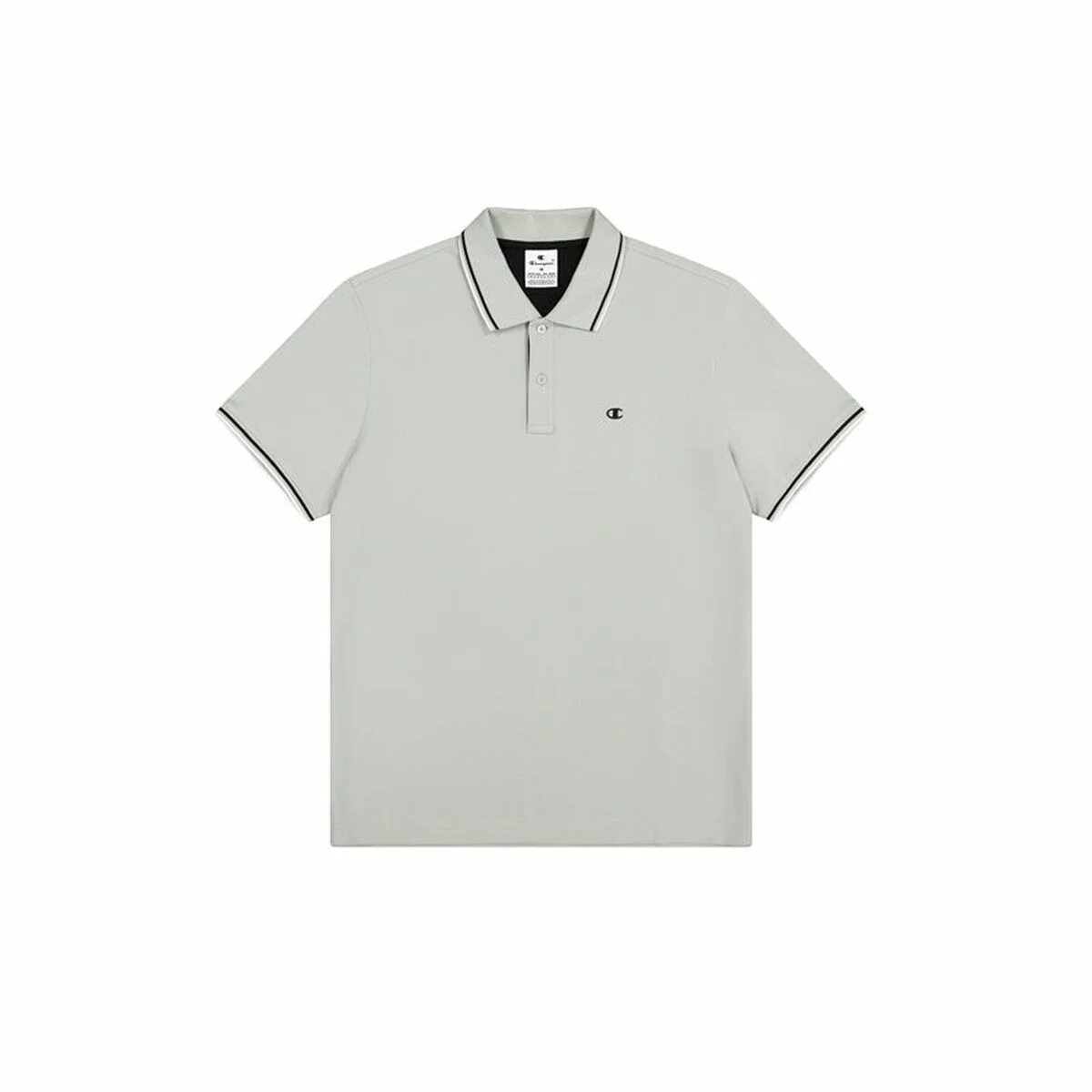 Polo de Manga Corta Hombre Champion Blanco