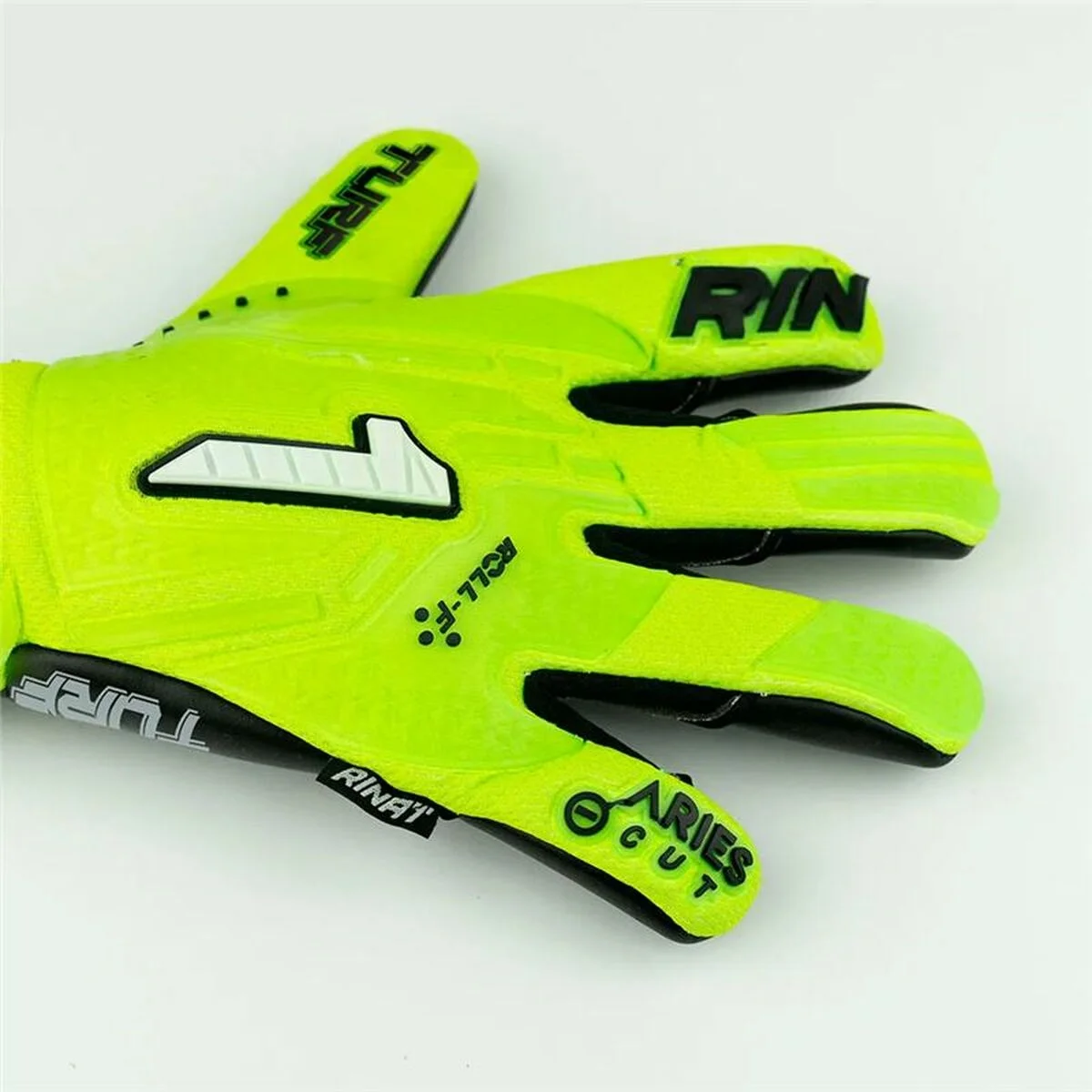 Guantes de Portero Rinat Aries Némesis Turf Verde limón Adultos