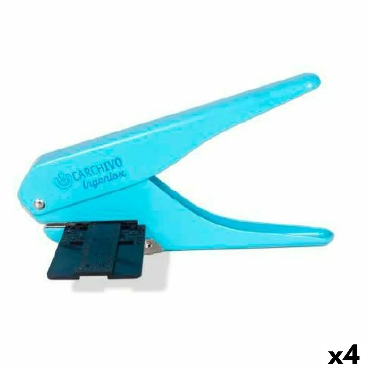 Perforadora Carchivo INGENIOX Azul (4 Unidades)