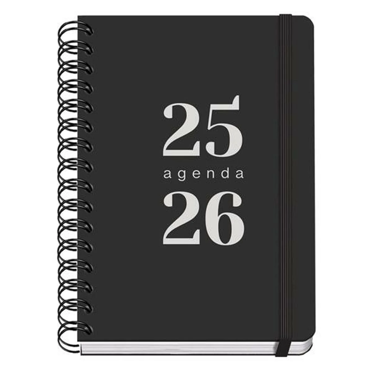 Agenda DOHE GRAMMAR Negro A5 150 x 210 mm (20 Unidades)