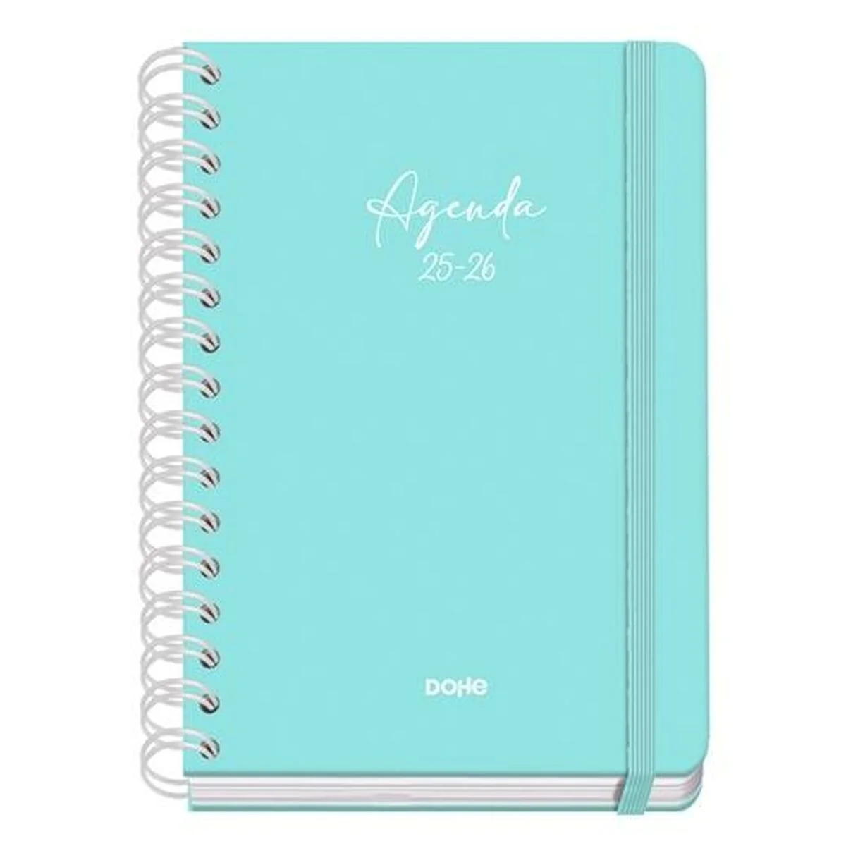 Agenda DOHE SERENITY WIRE´O Verde A5 150 x 210 mm 2025-2026 (20 Unidades)