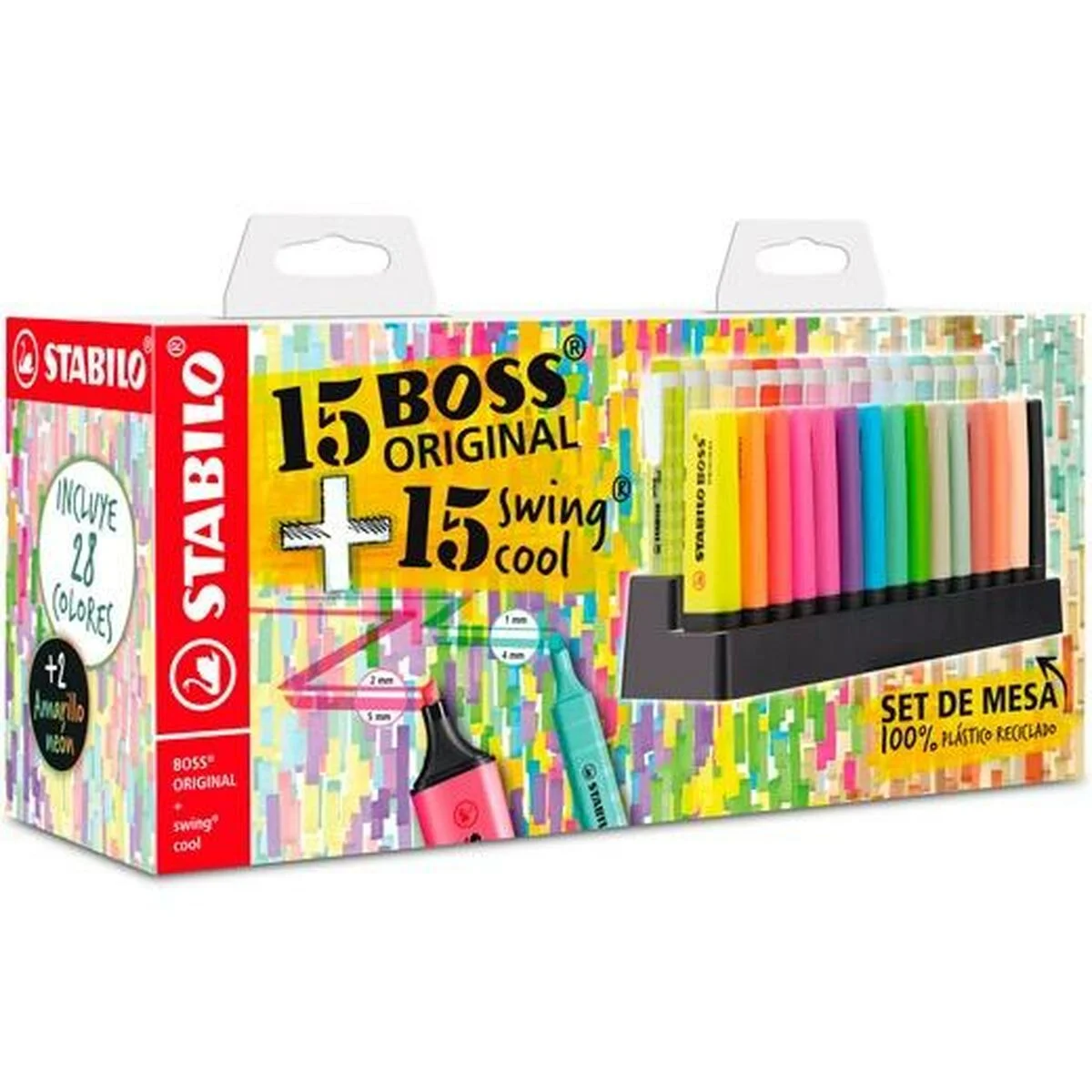 Set de Marcadores Fluorescentes Stabilo BOSS ORIGINAL Multicolor 30 piezas