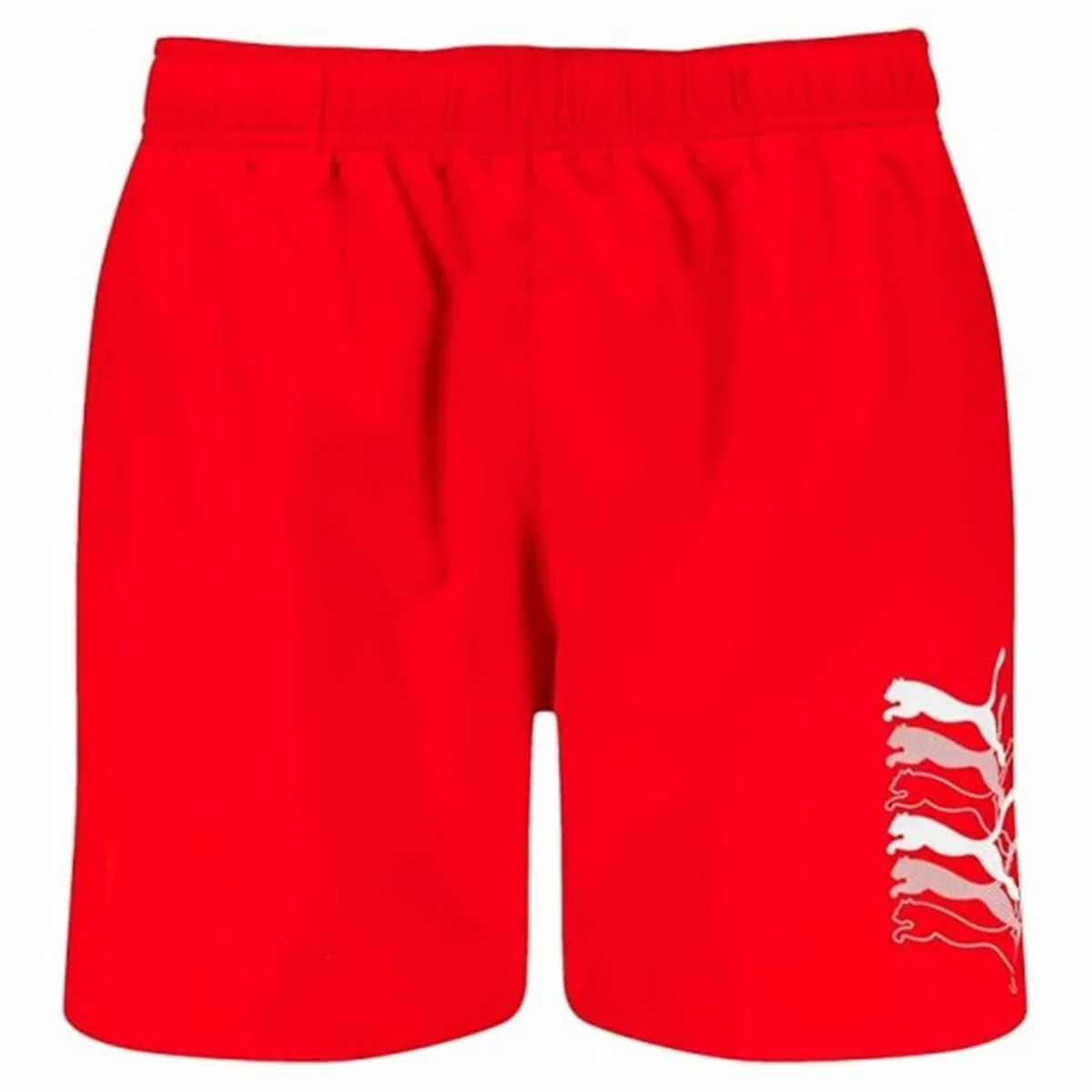 Bañador Hombre Puma Swim Cats Mid Rojo