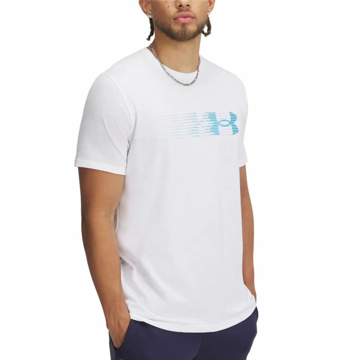 Camiseta de Manga Corta Hombre Under Armour Lc Fly In Logo L