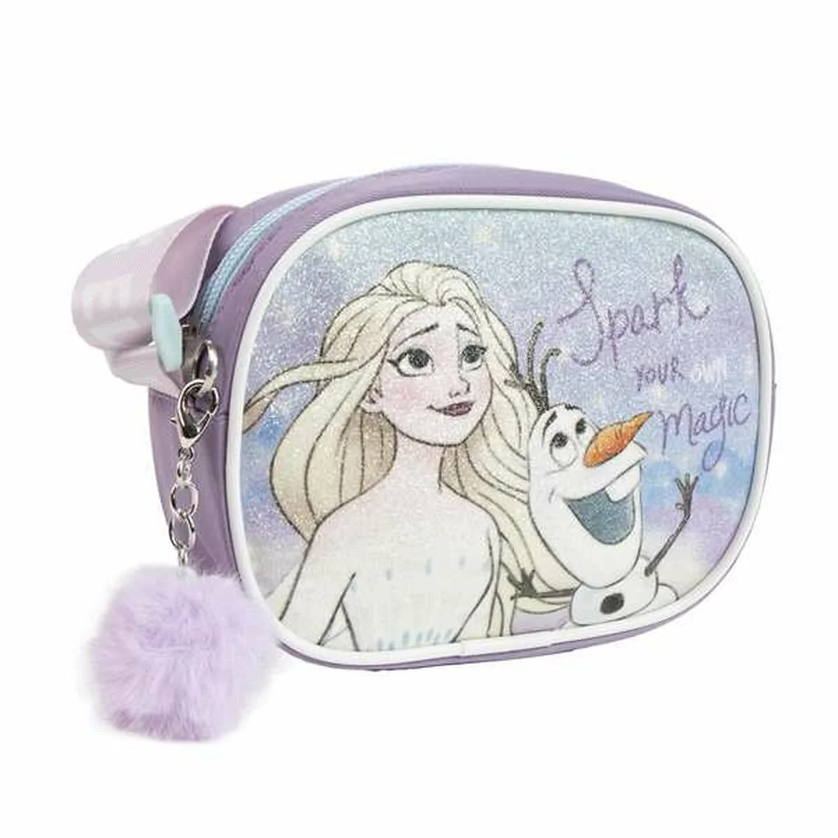 Bolso Bandolera Frozen Azul 14,5 x 10,5 x 4,0 cm