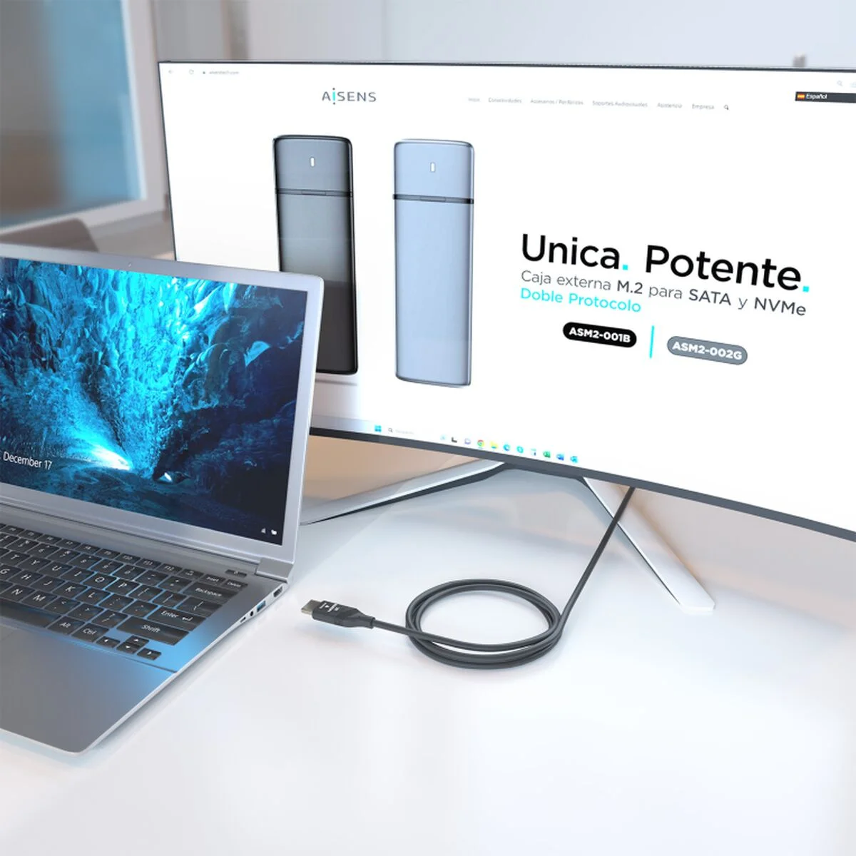 Cable HDMI Aisens A153-0934 Negro 15 m