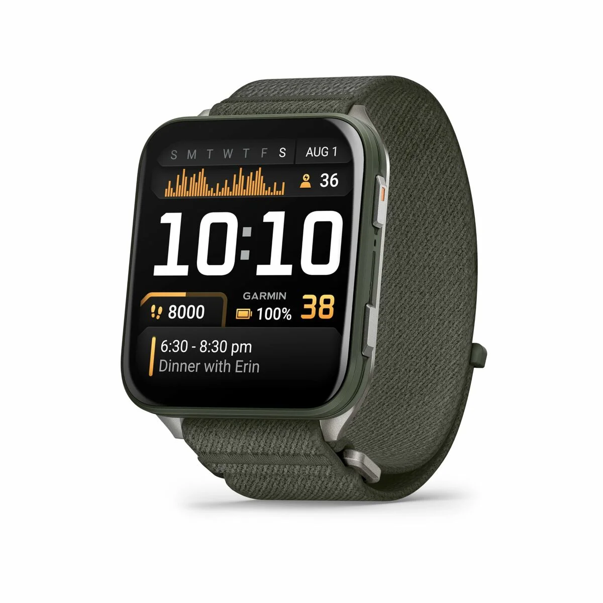 Smartwatch GARMIN 010-02980-03 Negro Verde Gris Pizarra