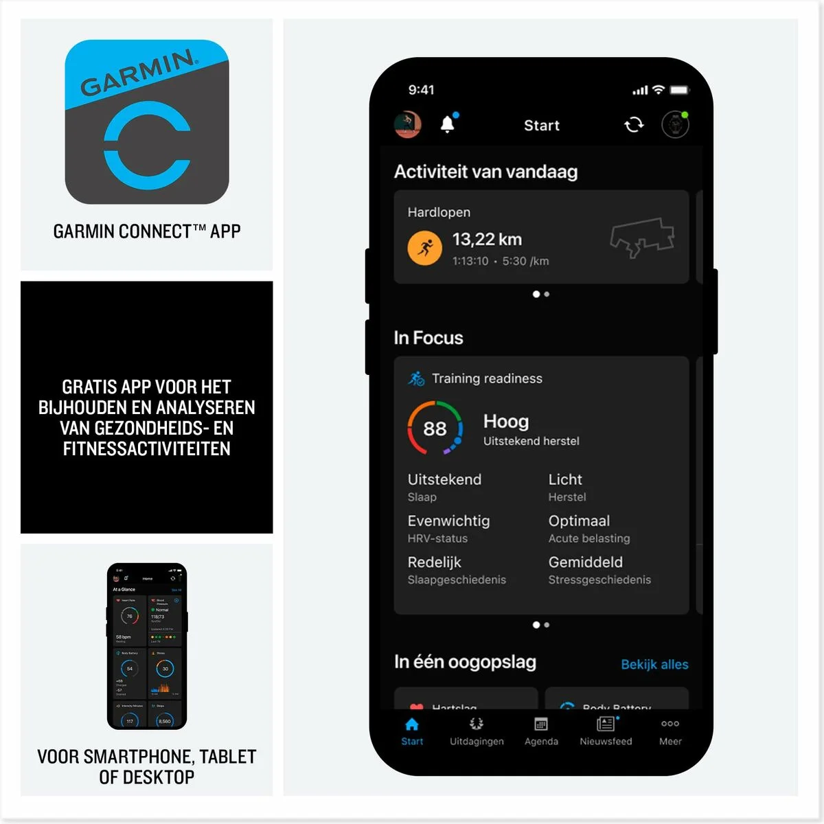 Smartwatch GARMIN 010-02980-02 Negro Pizarra 2"