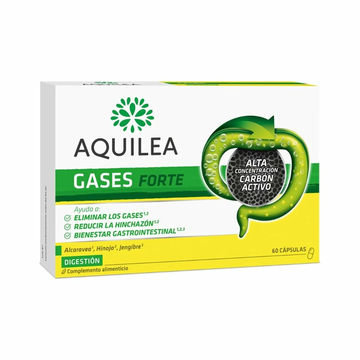 Suplemento digestivo Aquilea AQUILEA GASES 60 unidades