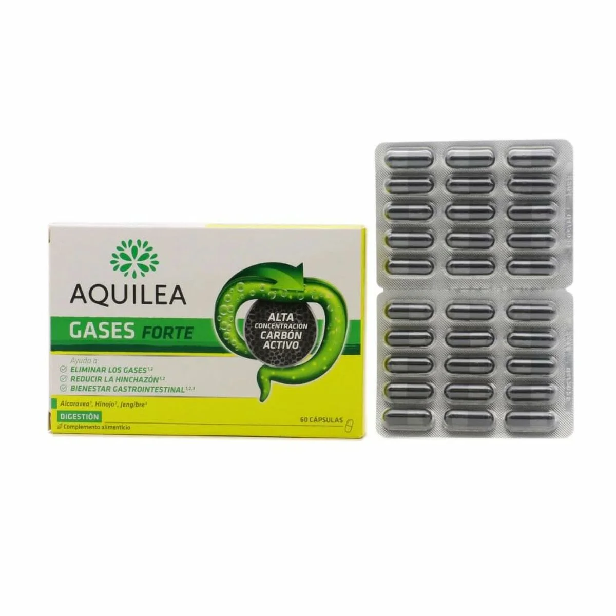 Suplemento digestivo Aquilea AQUILEA GASES 60 unidades