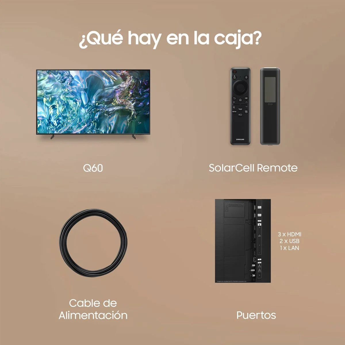 Smart TV Samsung TQ65Q60DAUXXC