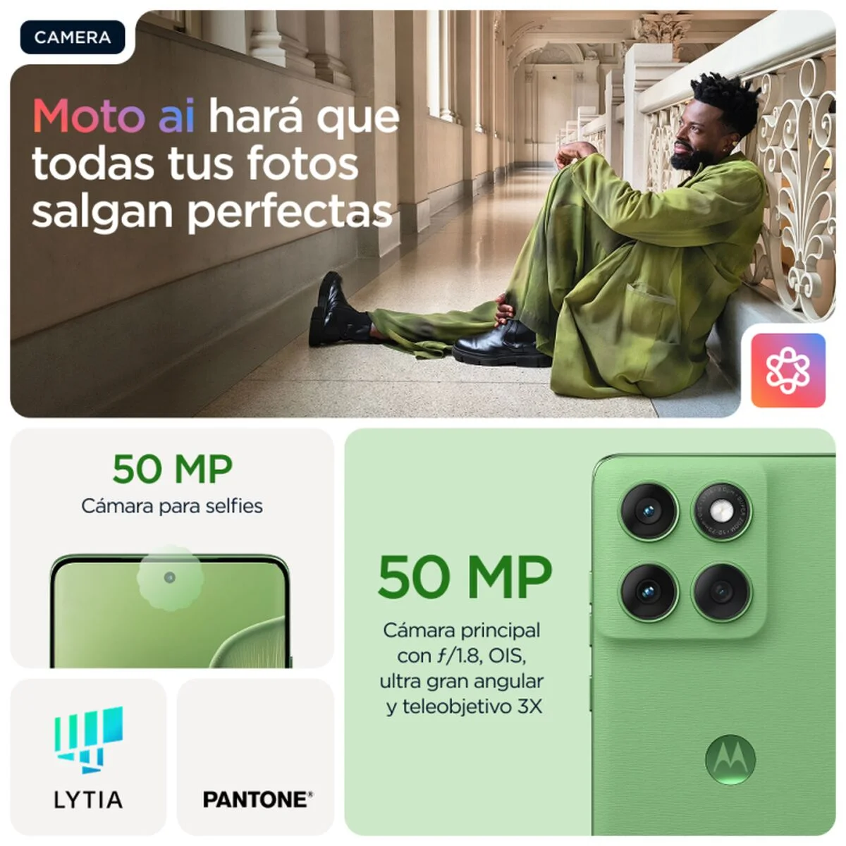 Smartphone Motorola PB7H0021ES 6,67" Octa Core 12 GB RAM 512 GB Verde