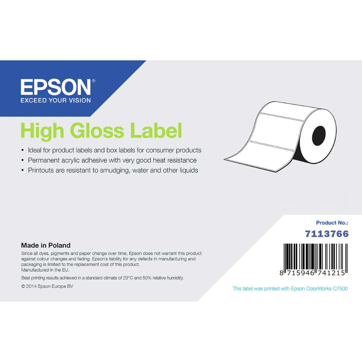 Cartucho de Tinta Original Epson 7113766