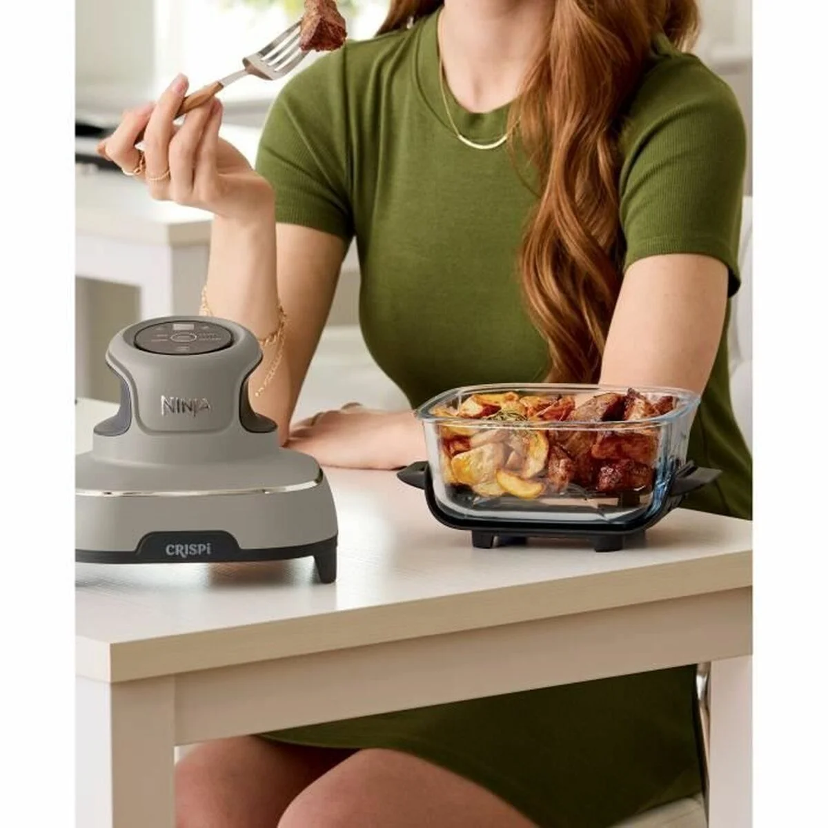 Freidora de Aire NINJA CRISPI Beige 1700 W 3,8 L 1,4 L