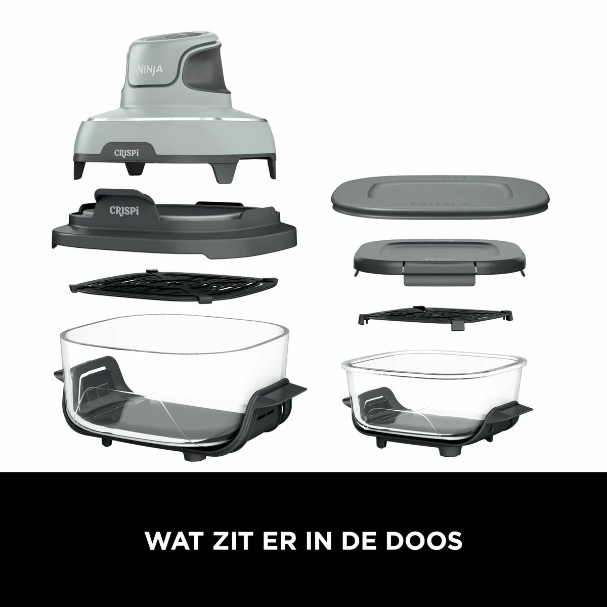 Freidora de Aire NINJA CRISPI Verde 1700 W 3,8 L