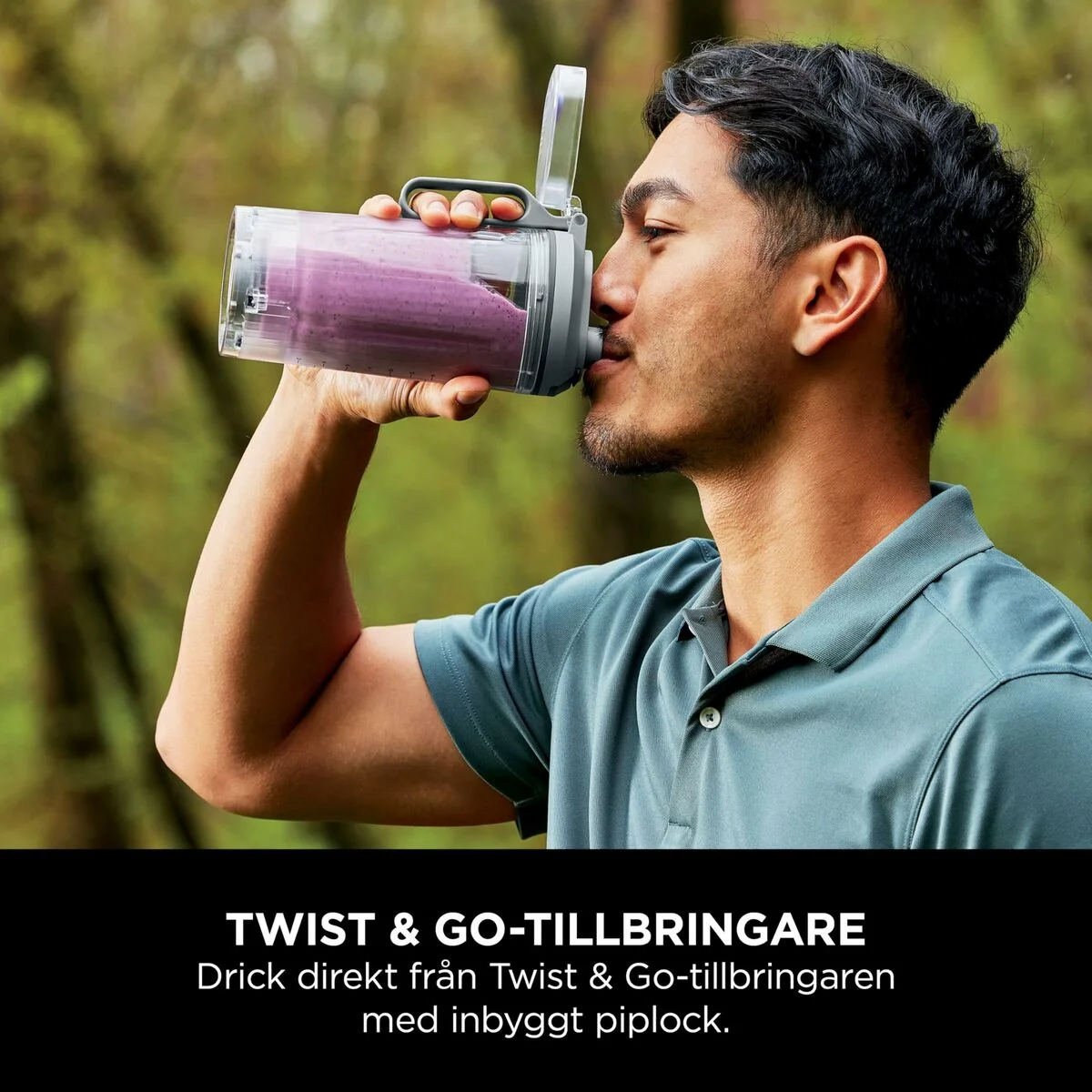 Batidora de Vaso NINJA Azul 570 ml