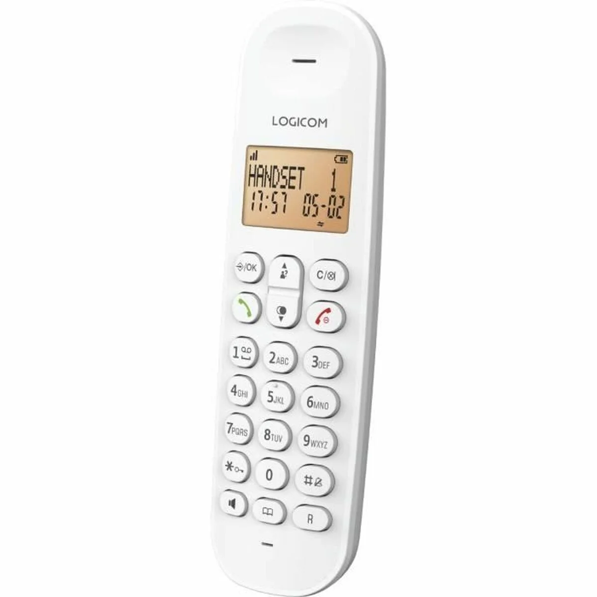Teléfono Inalámbrico Logicom DECT ILOA 155T SOLO Blanco