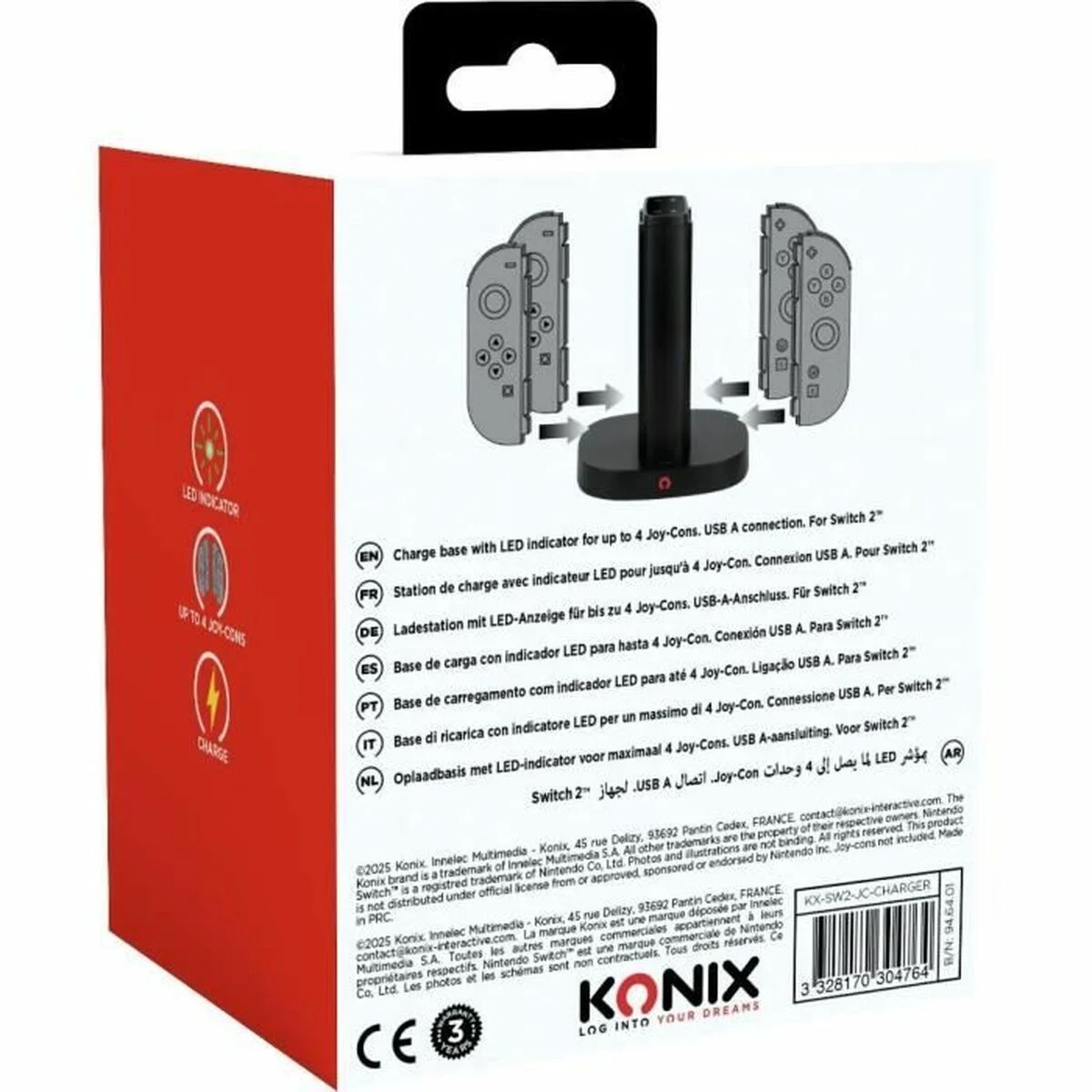 Soporte Plegable para Mandos a Distancia KONIX