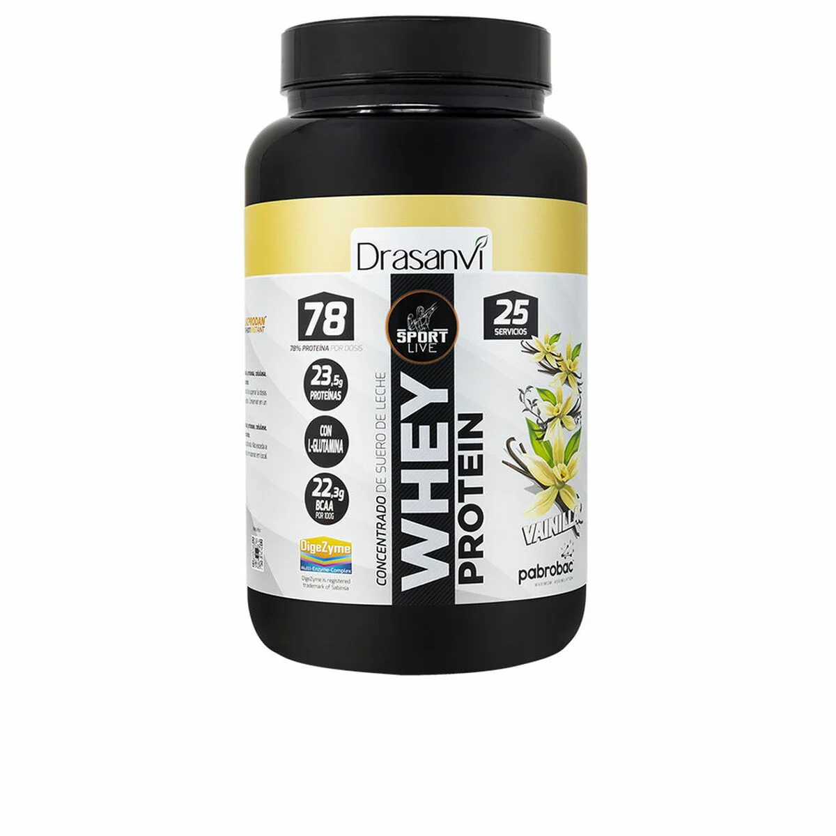 Contenido de proteínas Drasanvi Whey Protein 750 g Vainilla