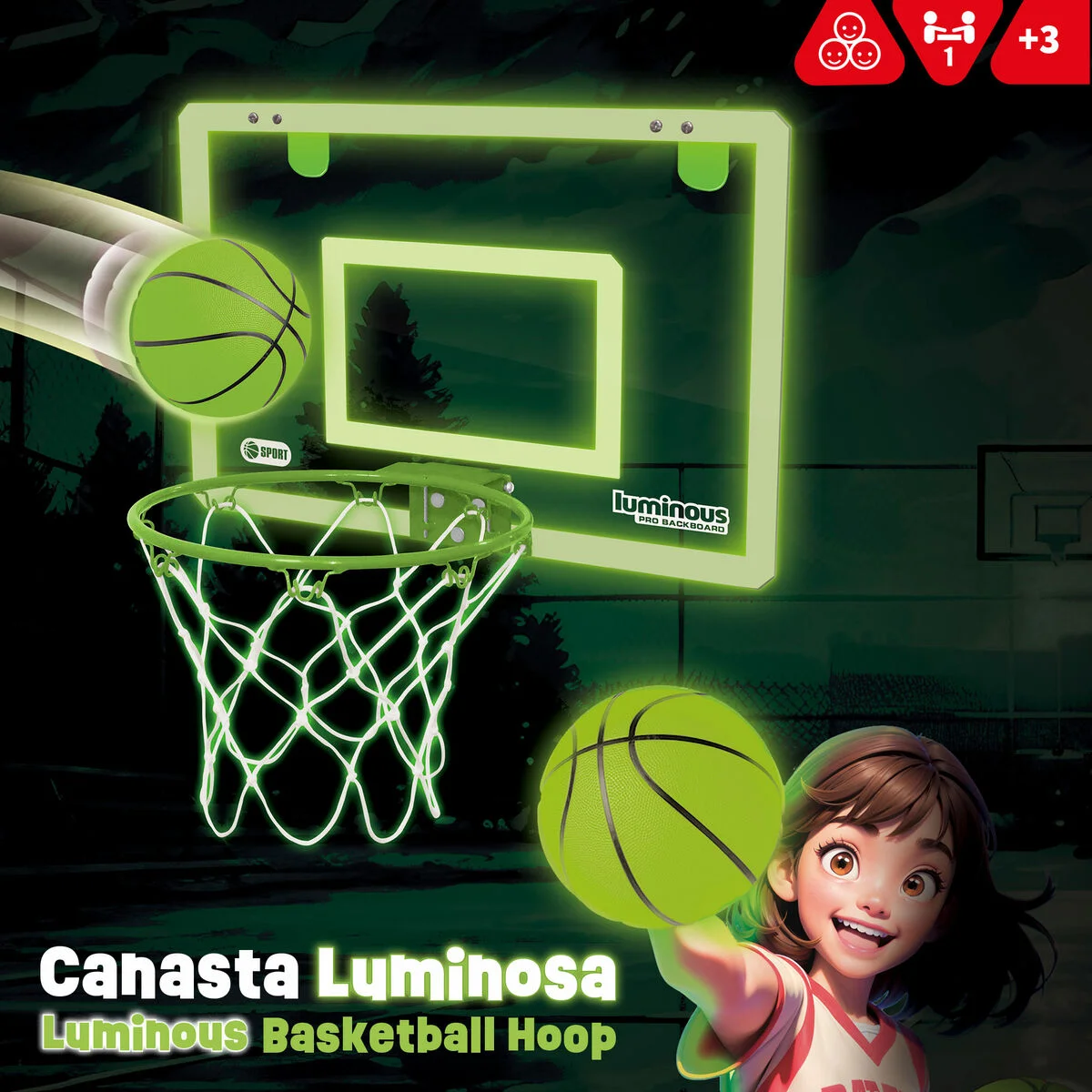 Canasta de Baloncesto Colorbaby