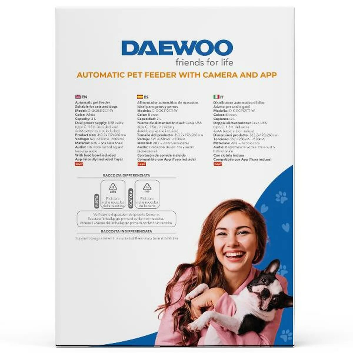 Comedero automático Daewoo D-QQ039-2L